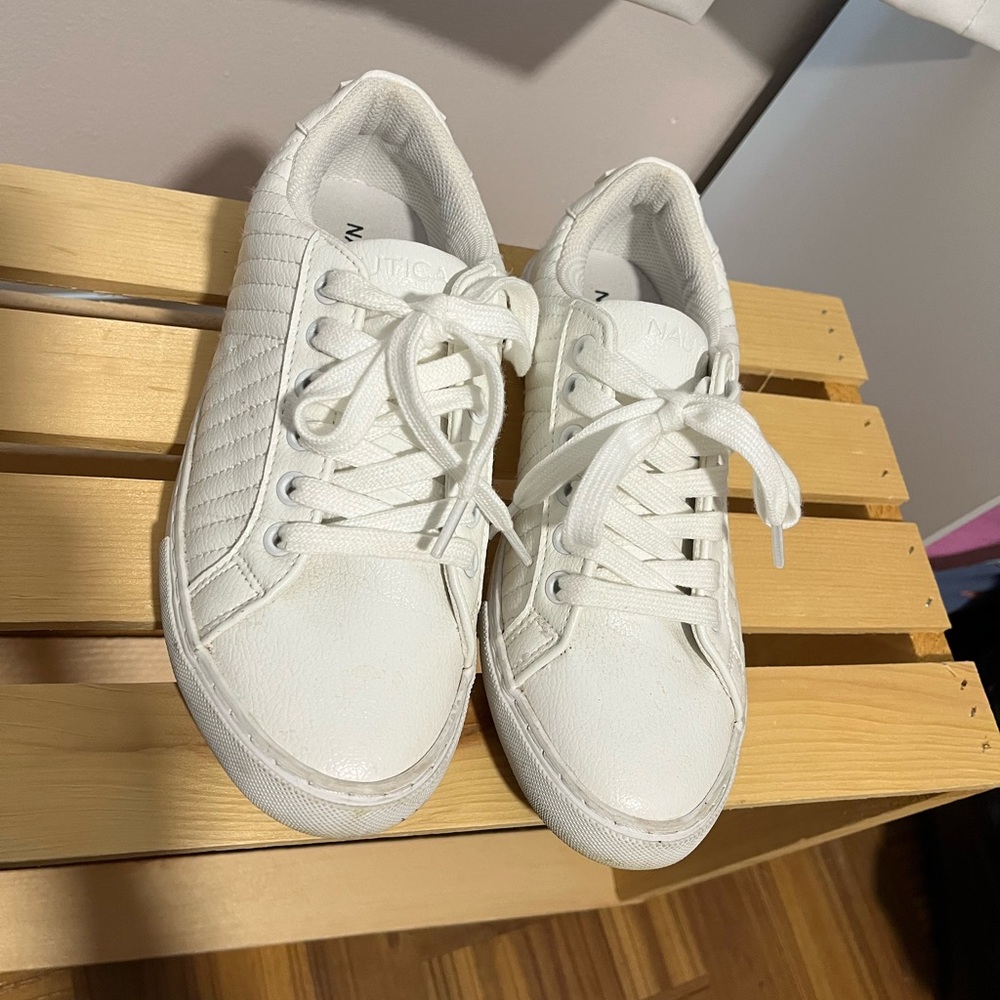 Nautica White Athletic Sneakers